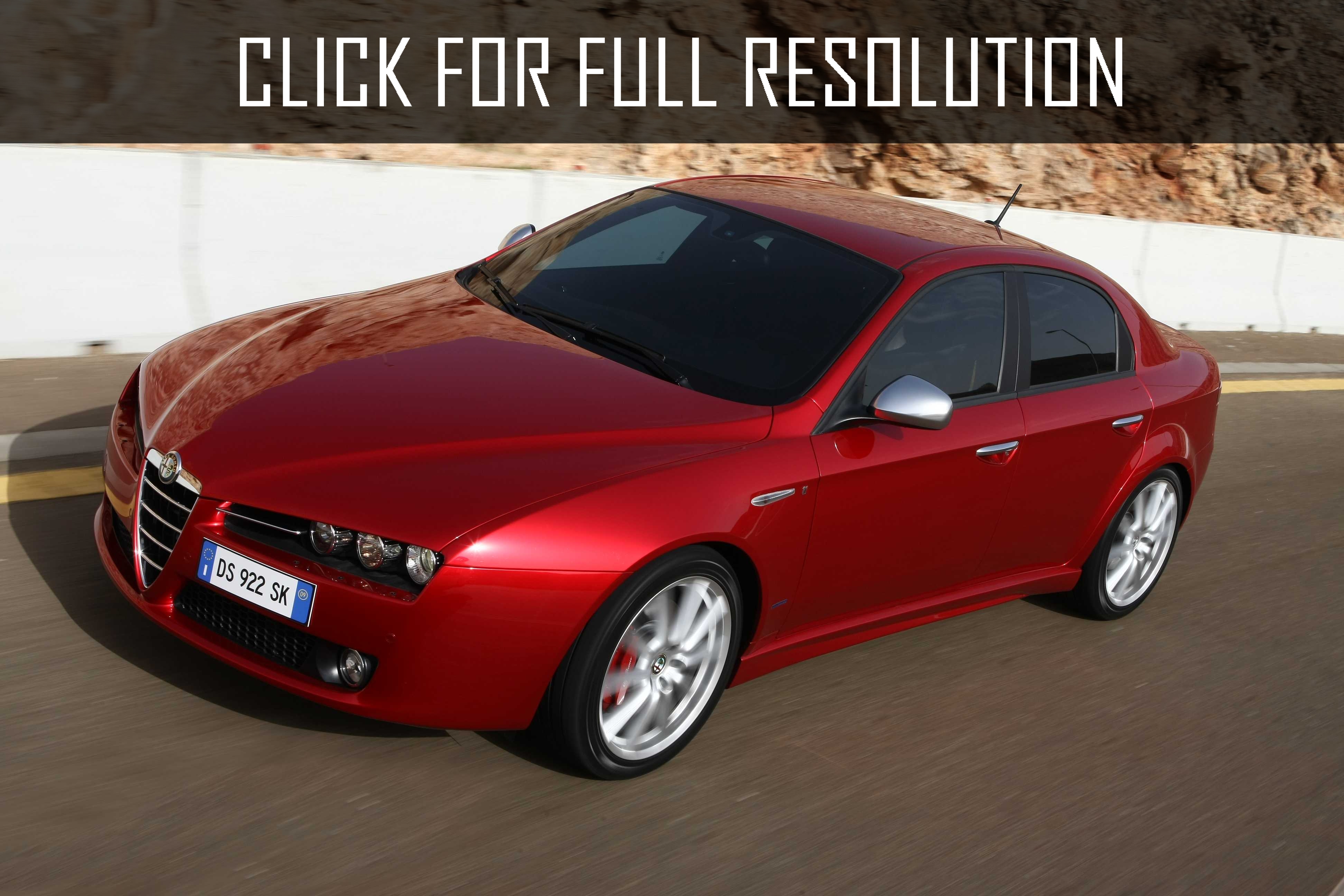 Alfa Romeo 159 Ti Red