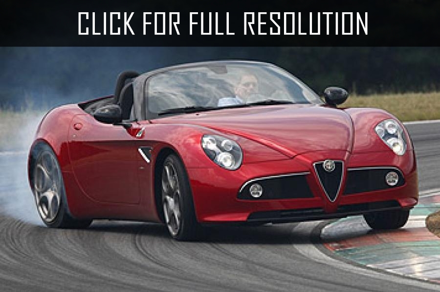 Alfa Romeo 8c Competizione Spider