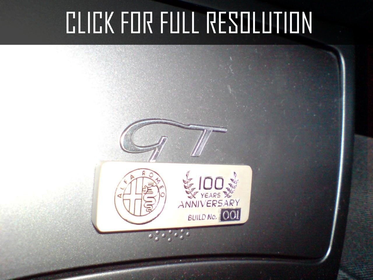 Alfa Romeo Gt Limited Edition