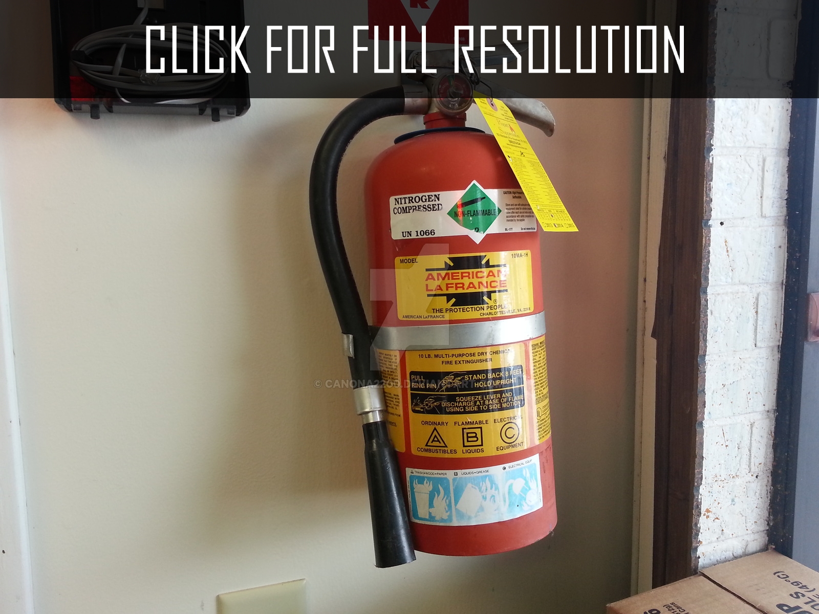 American Lafrance Fire Extinguisher