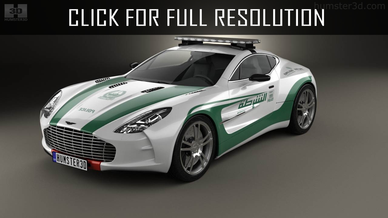 Aston Martin One 77 Dubai Police