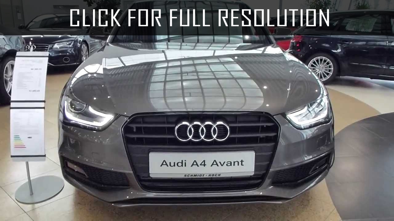 Audi A4 S Line 2014