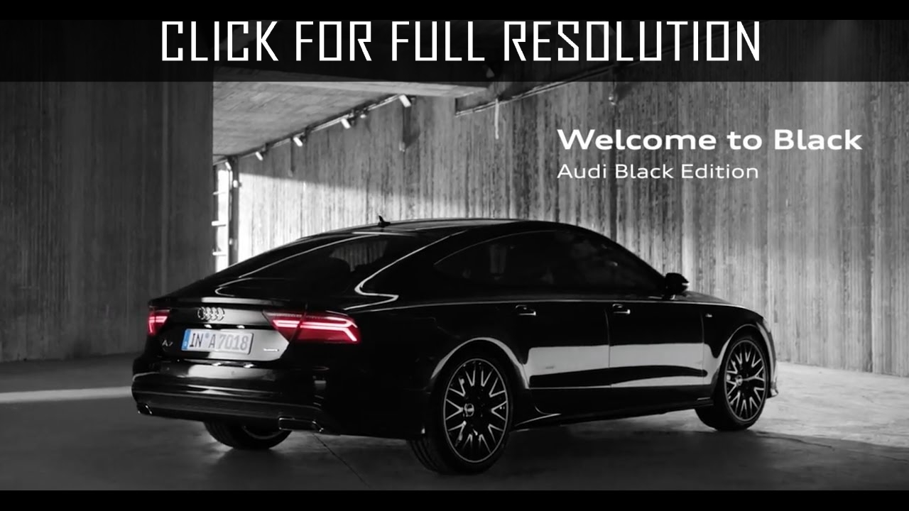 Audi A7 Black Edition