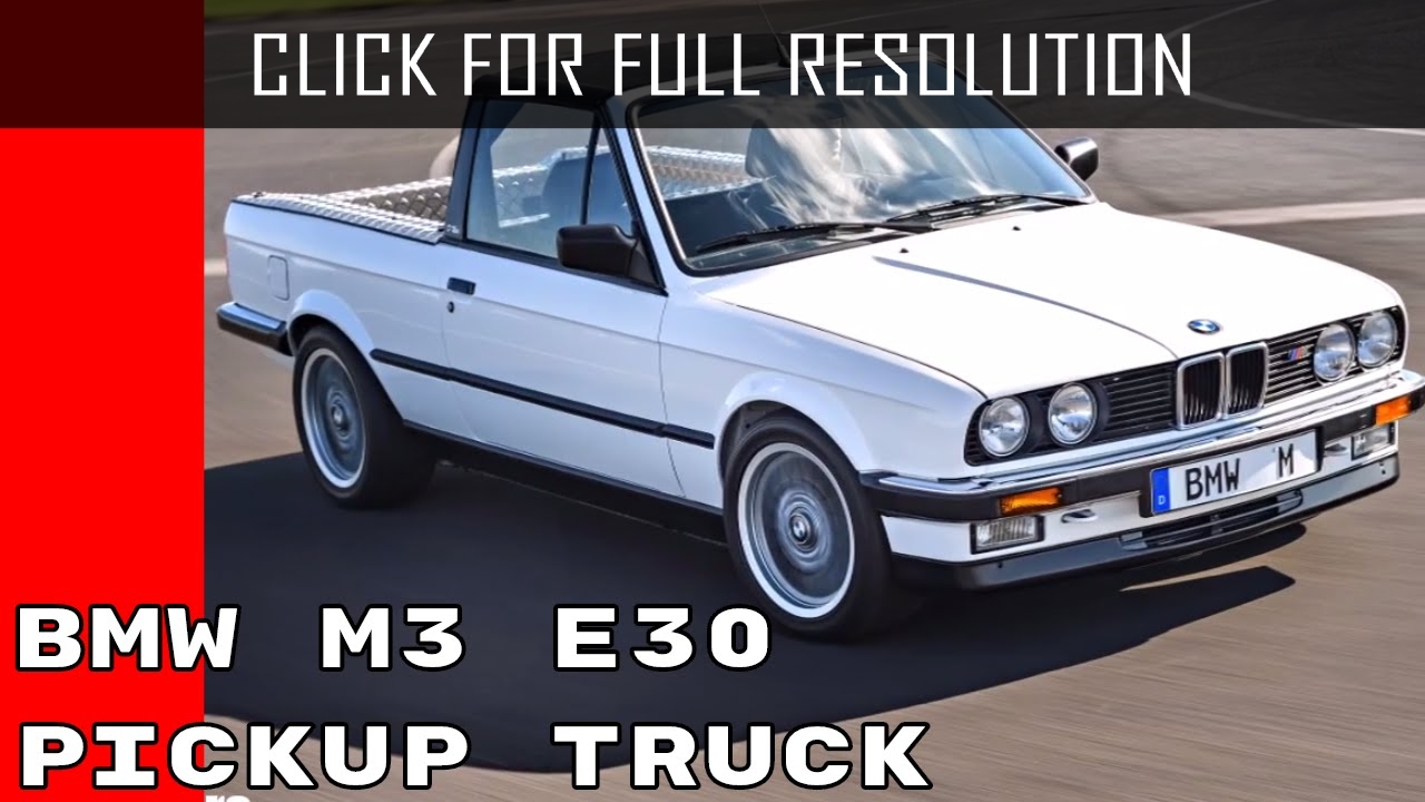 Bmw E30 Pickup
