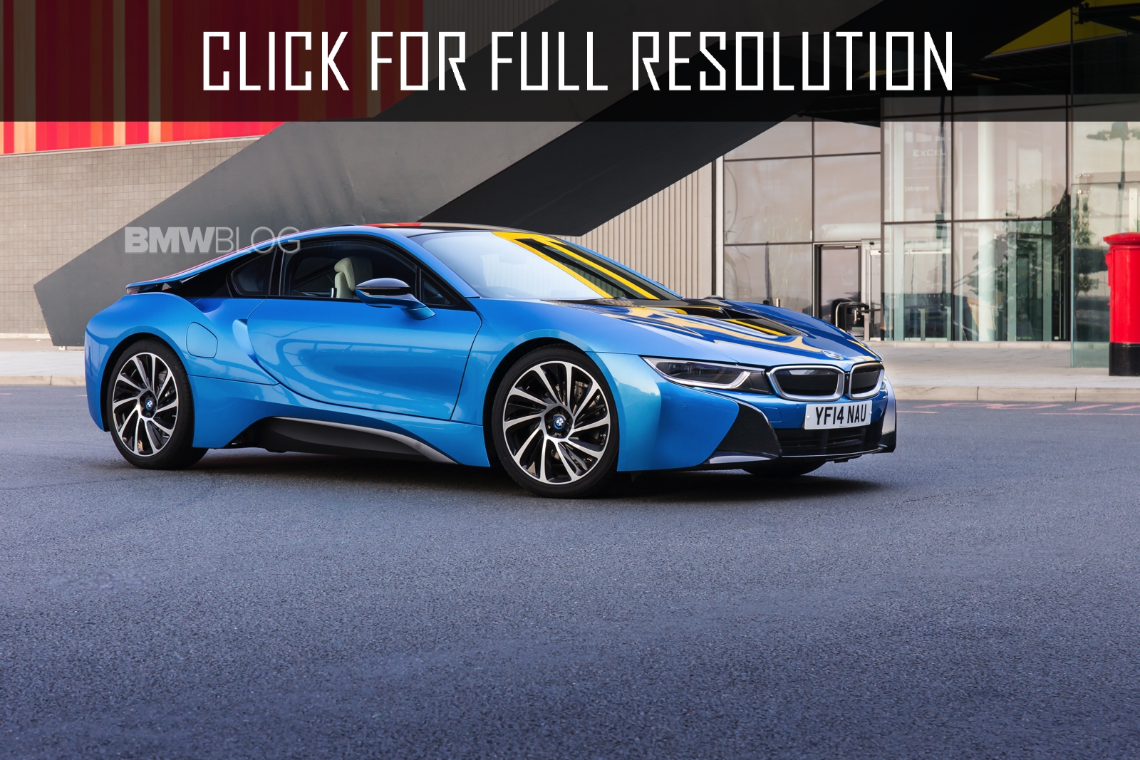 Bmw I8 Blue