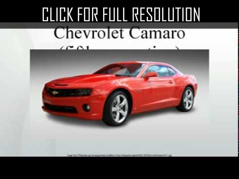 Chevrolet Camaro Fifth Generation