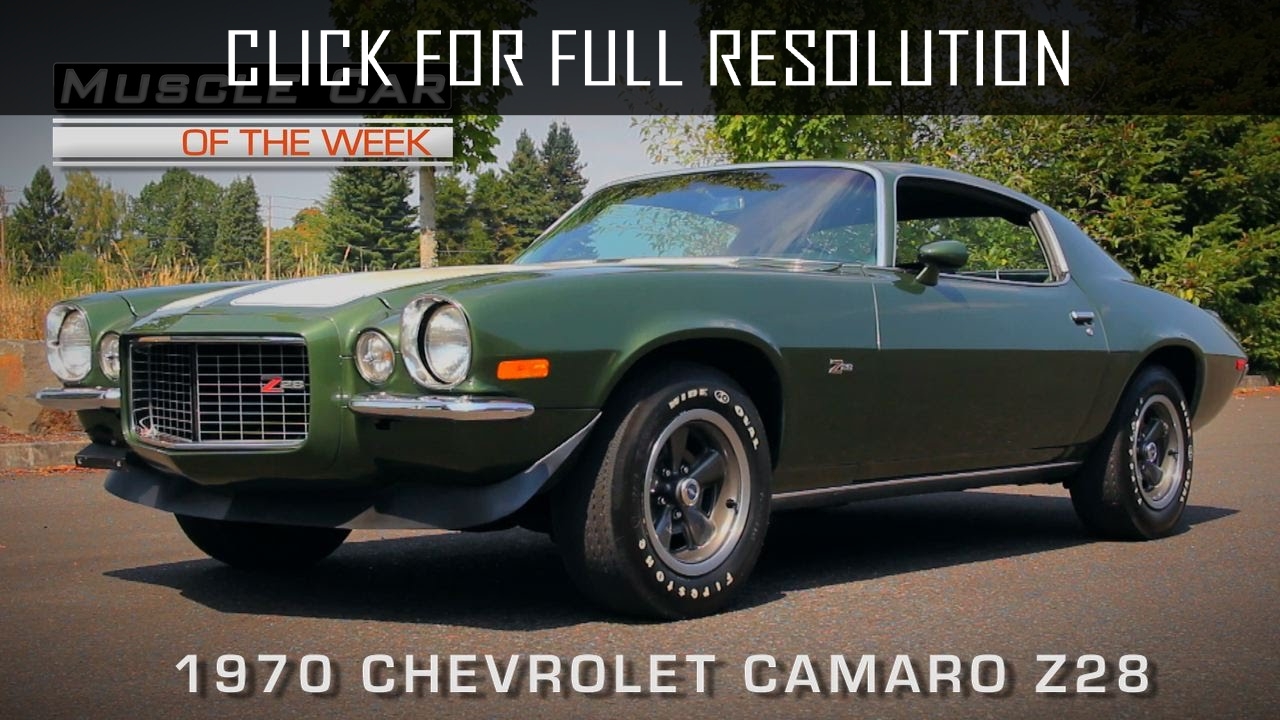 Chevrolet Camaro Z28 1970