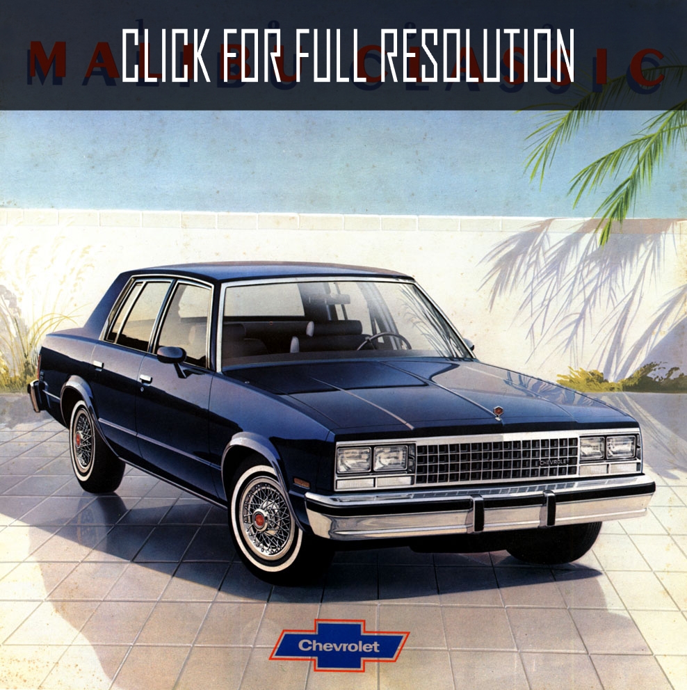 Chevrolet Malibu 1982