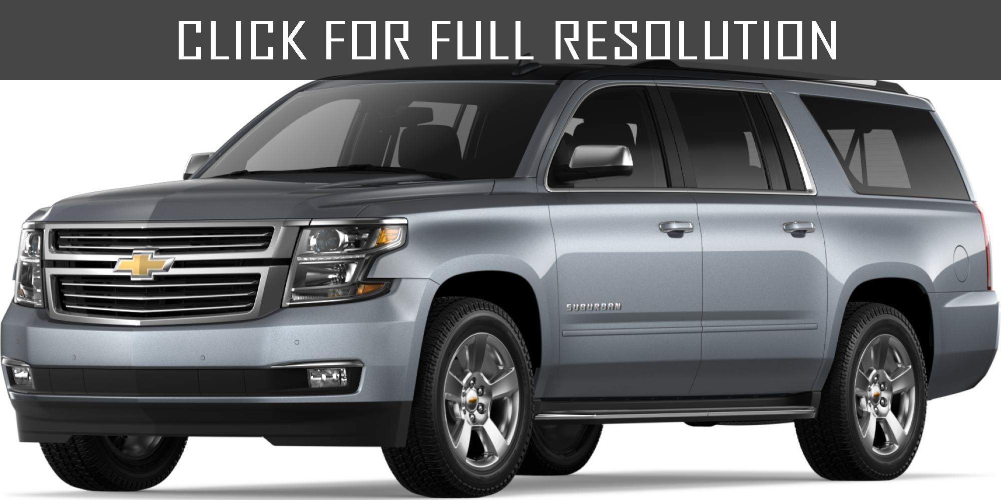 Chevrolet Suburban V8 amazing photo gallery, some information and