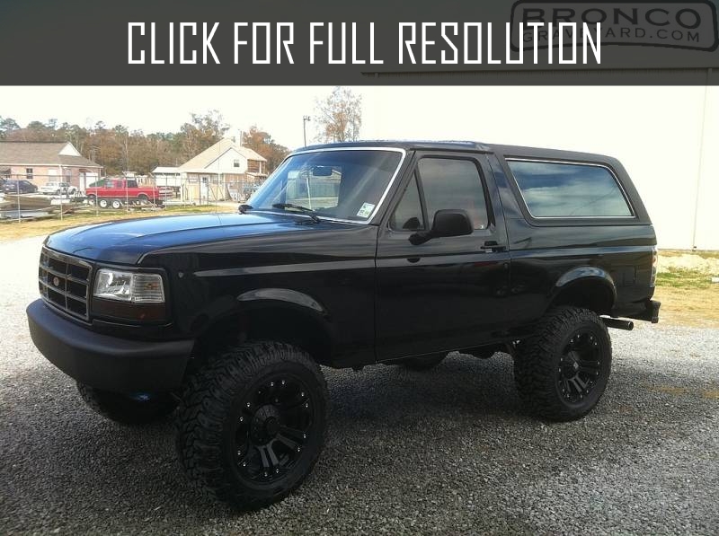 Ford Bronco Black