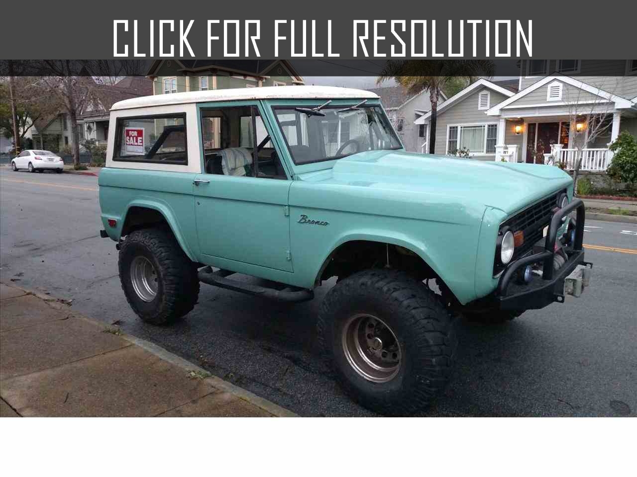 Ford Bronco Convertible