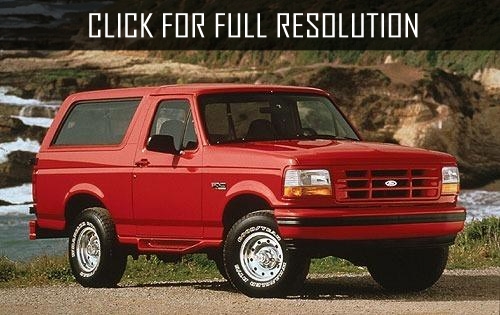 Ford Bronco Xlt 1996
