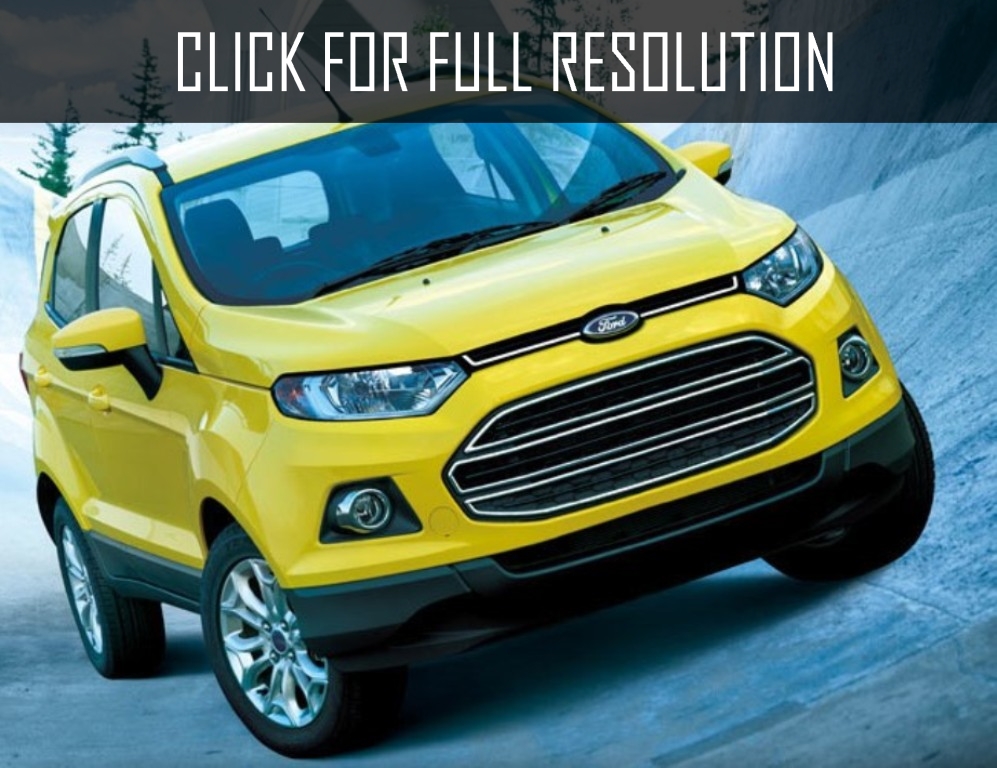 Ford Ecosport Yellow