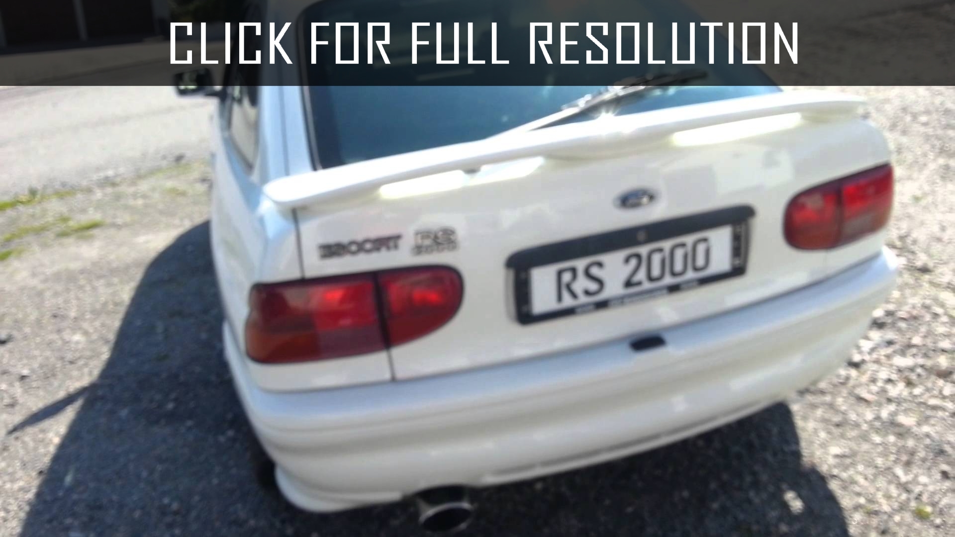 Ford Escort Rs 2000 4x4