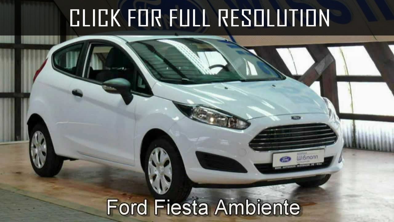 Ford Fiesta Ambiente 2014