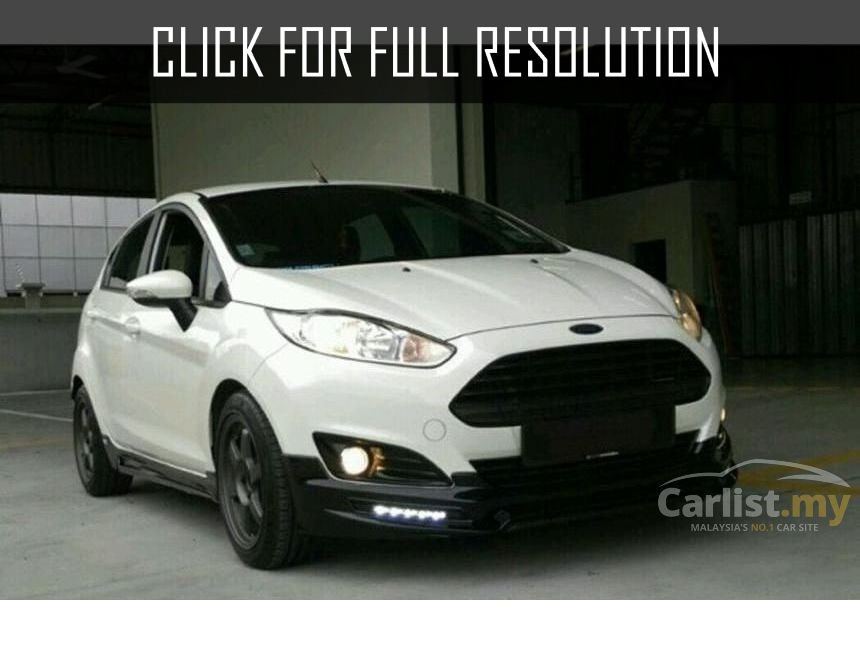 Ford Fiesta White 2014