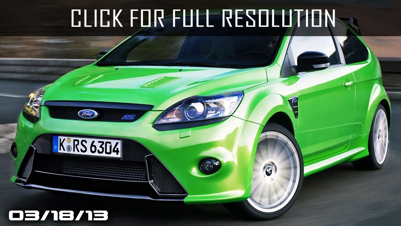 Ford Focus Rs 2013