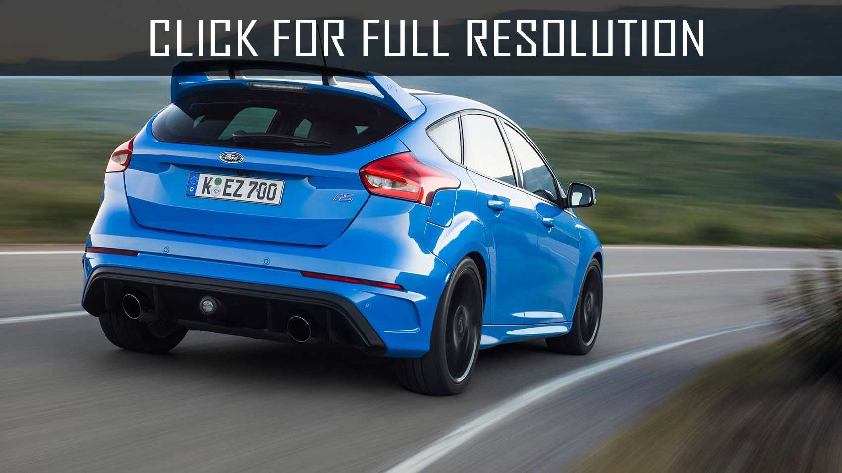 Ford Focus Rs 2016