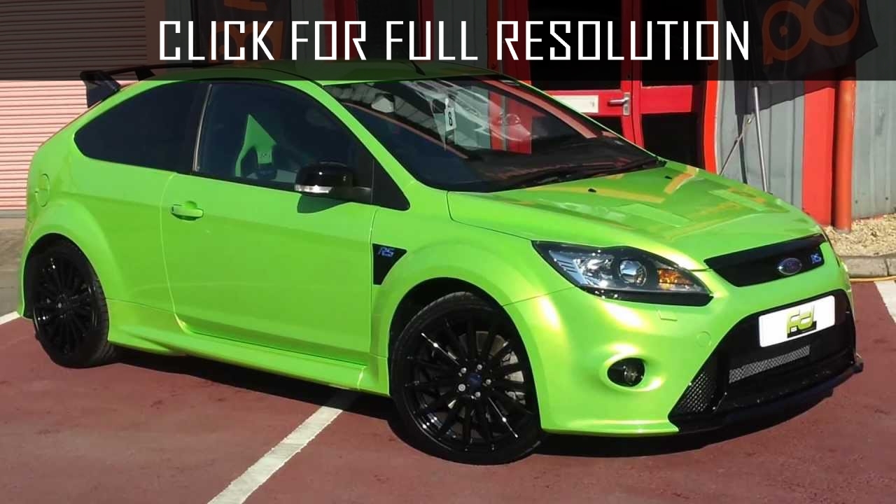 Ford Focus Rs Lime Green