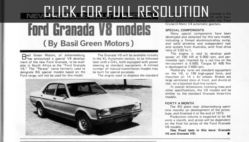 Ford Granada Perana V8