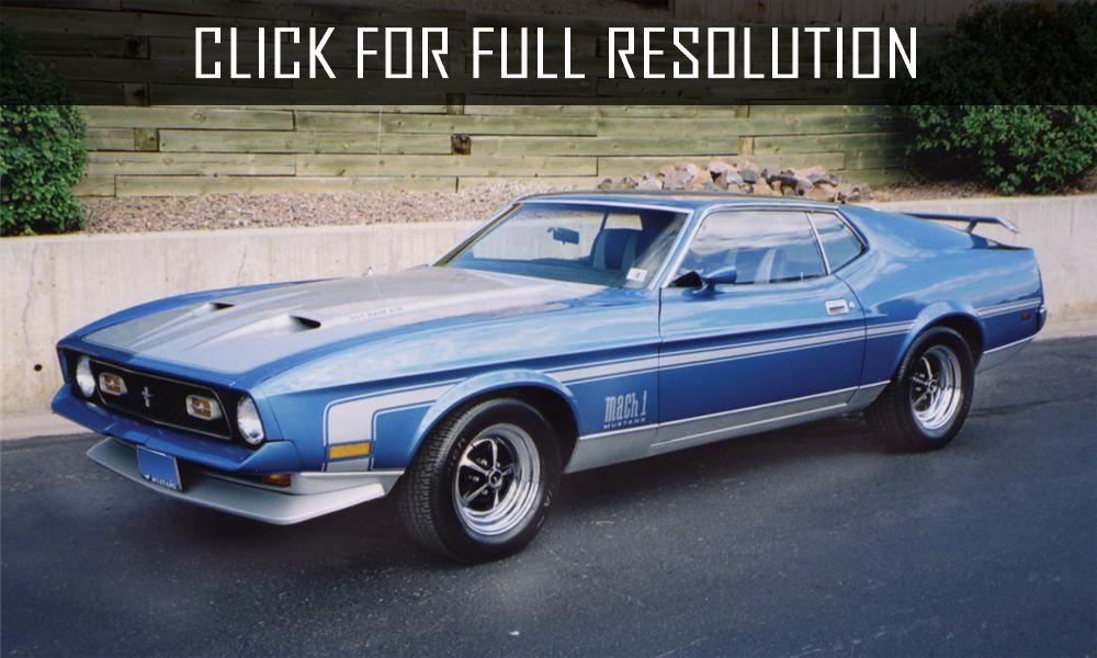 Ford Mustang Mach 1 1971