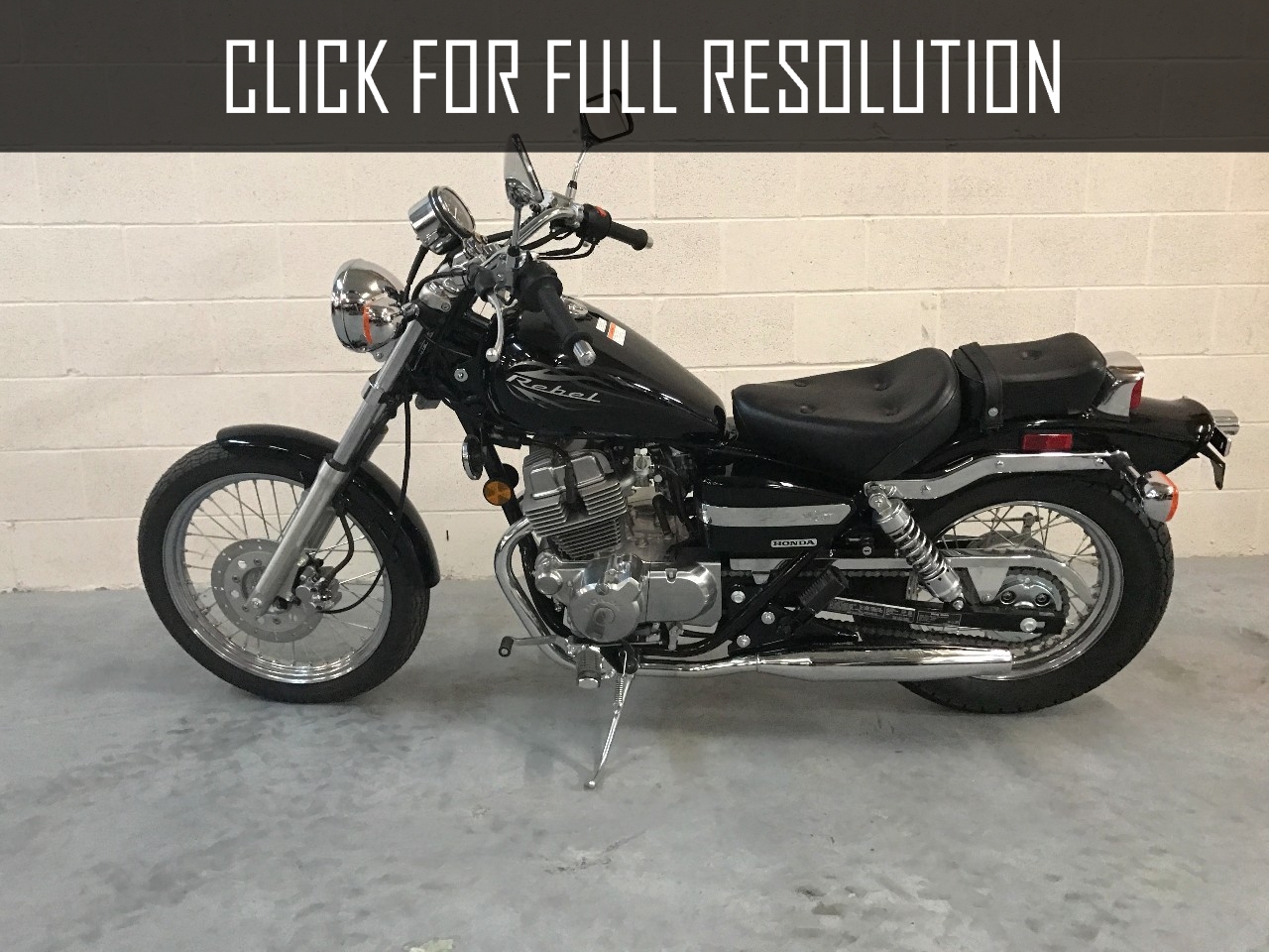Honda 250 Rebel Motorcycle