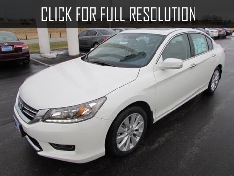 Honda Accord White 2014