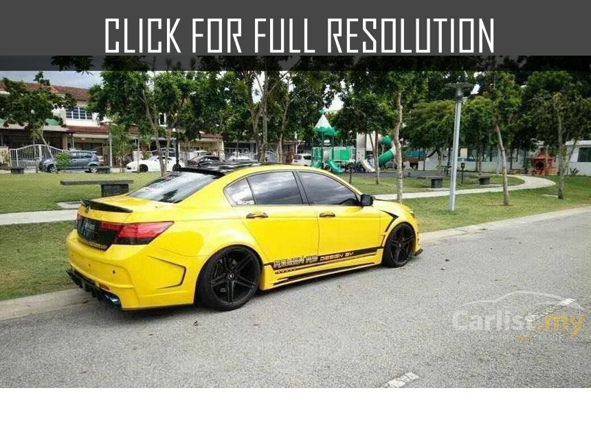 Honda Accord Yellow