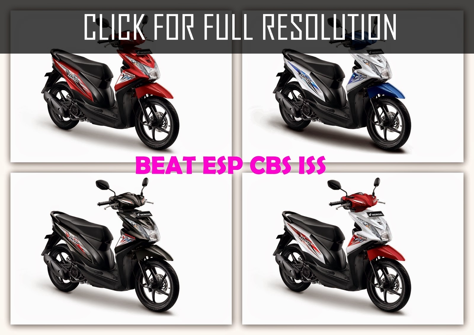 Honda Beat Sporty Cbs Iss