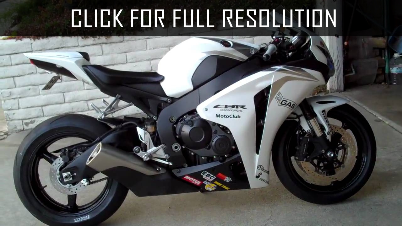 Honda Cbr1000rr White - amazing photo gallery, some information and specifications, as well as