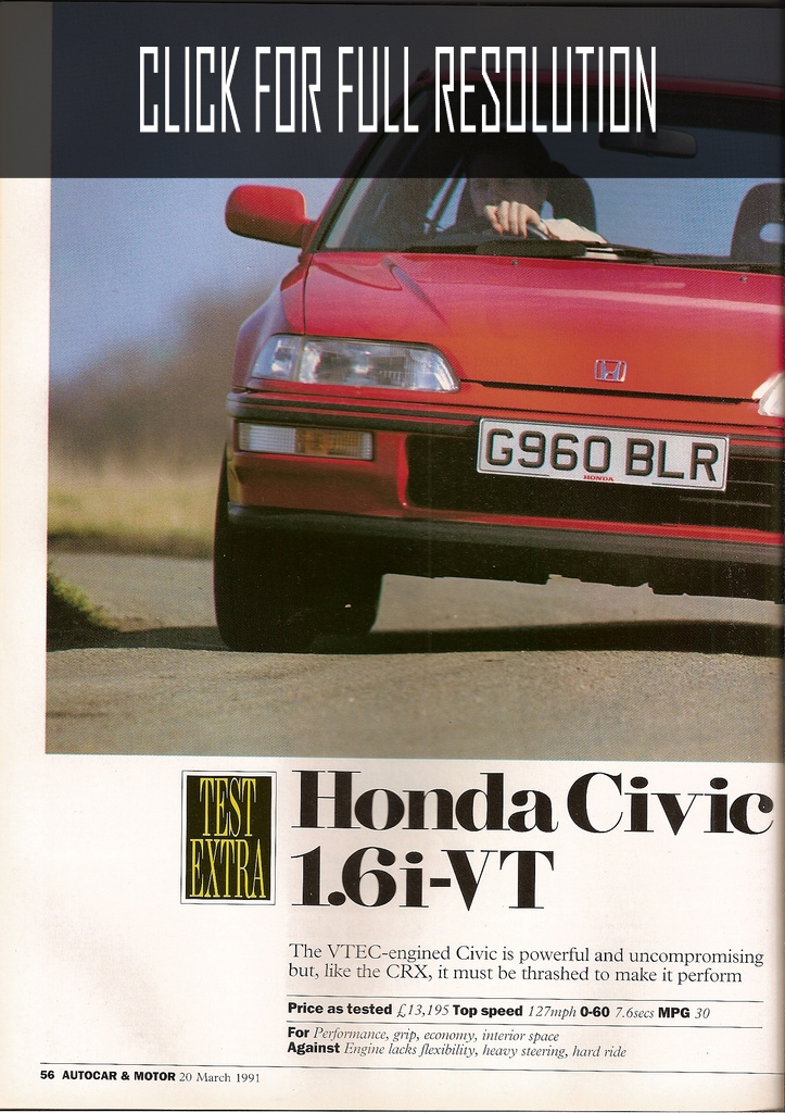 Honda Civic 1.6i Vt