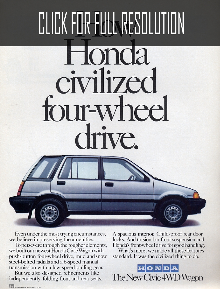Honda Civic 4 Wheel Drive