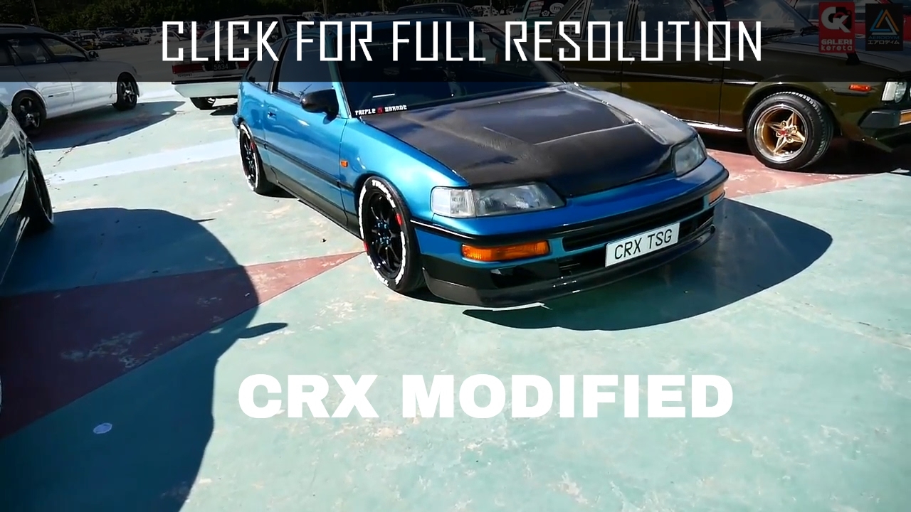 Honda Crx Modified