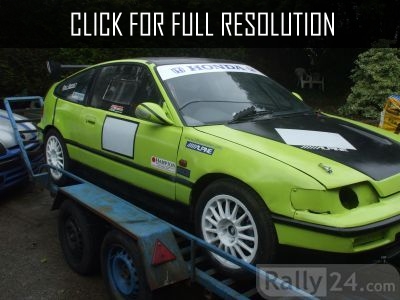 Honda Crx Rally Car