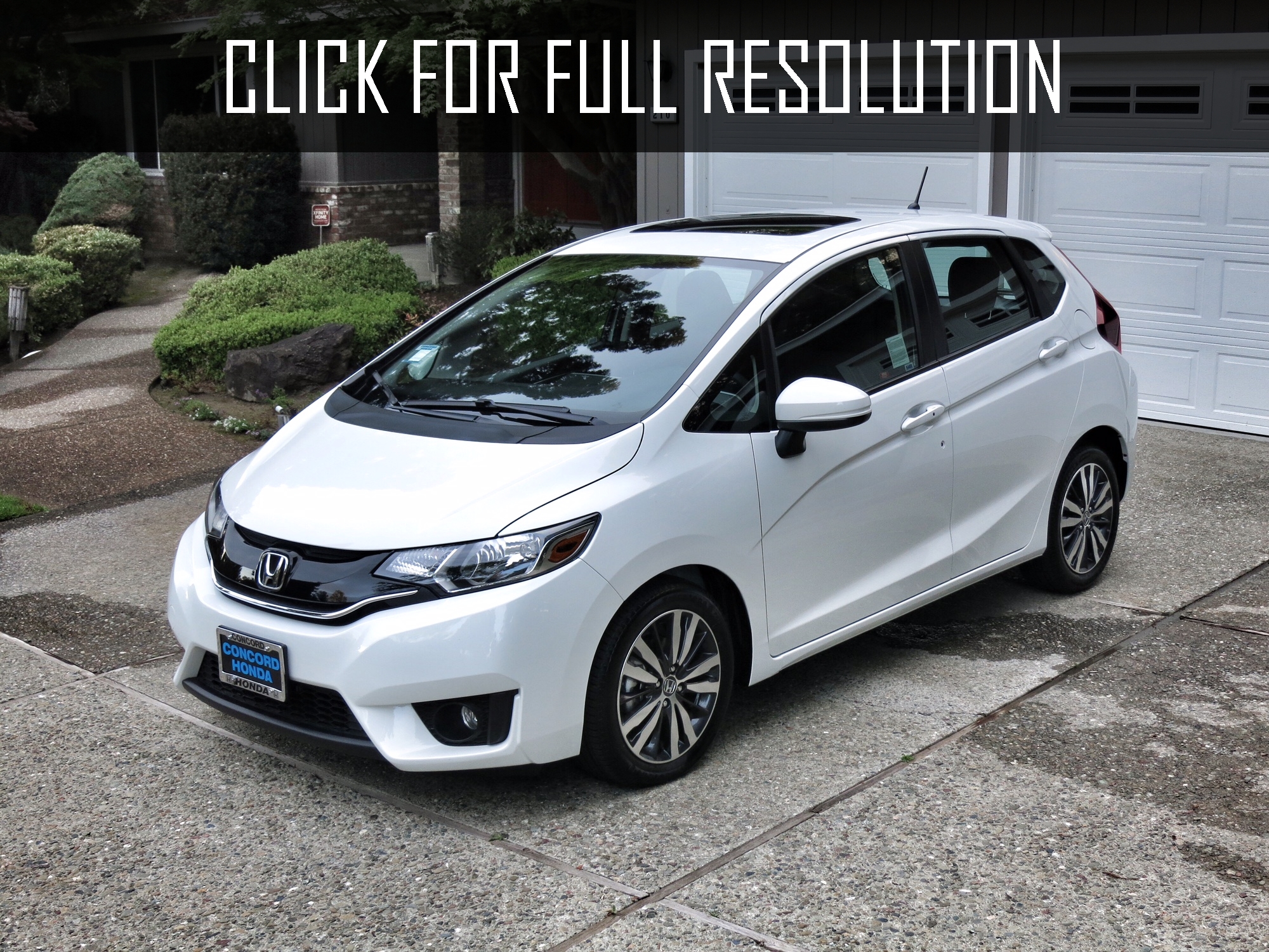 Honda Fit White - amazing photo gallery, some information and