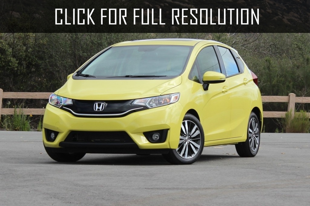 Honda Fit Yellow 2015