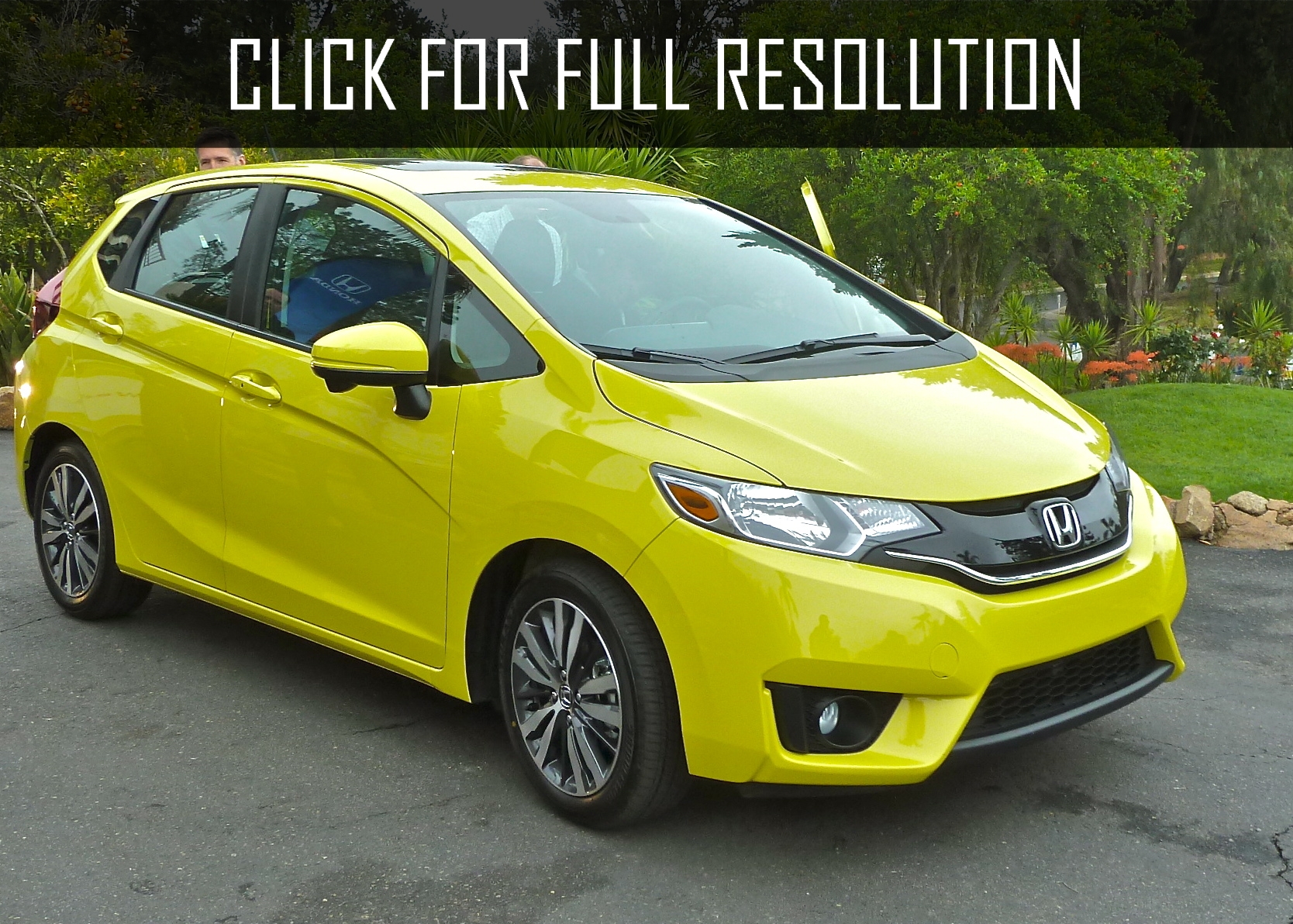 Honda Fit Yellow 2015