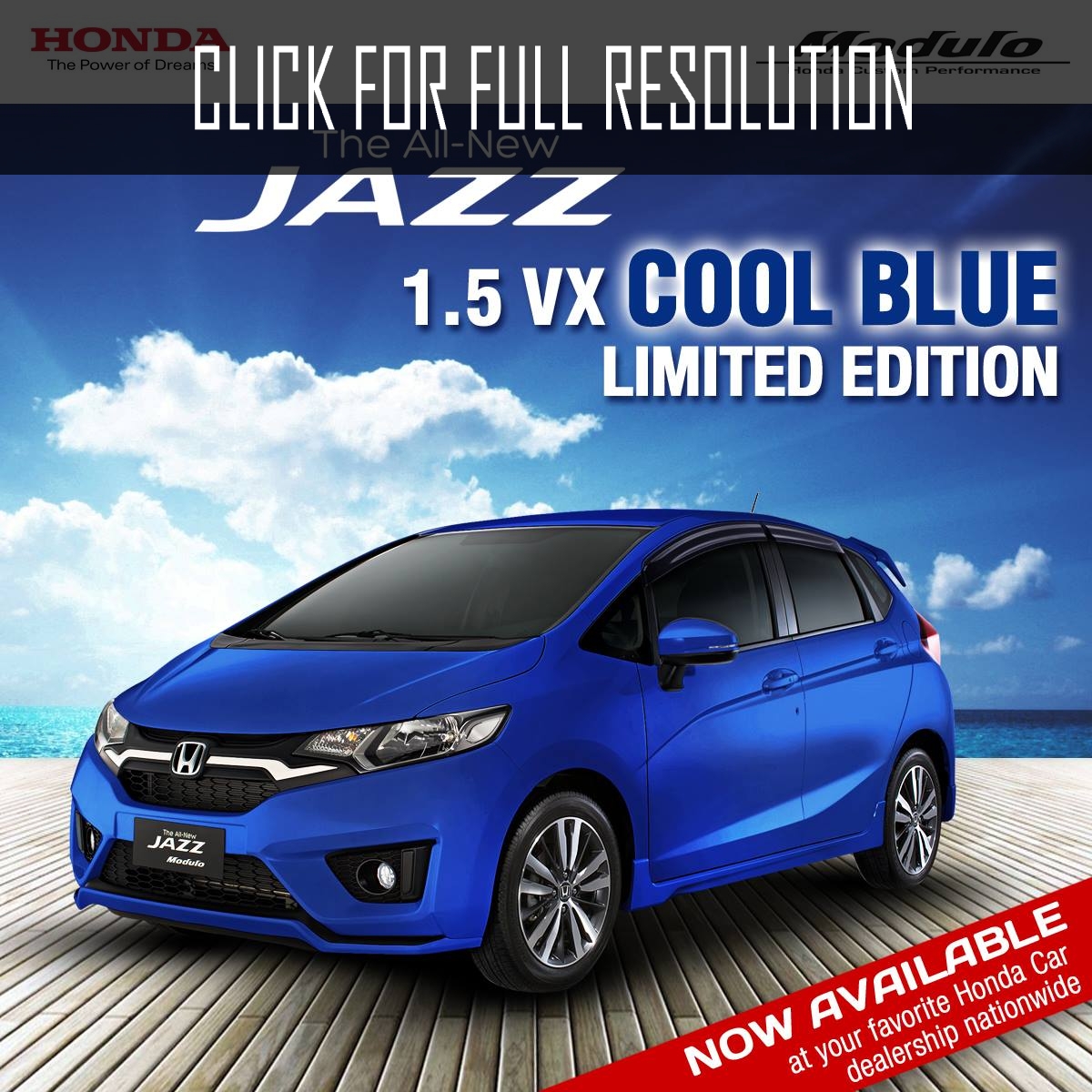 Honda Jazz Blue