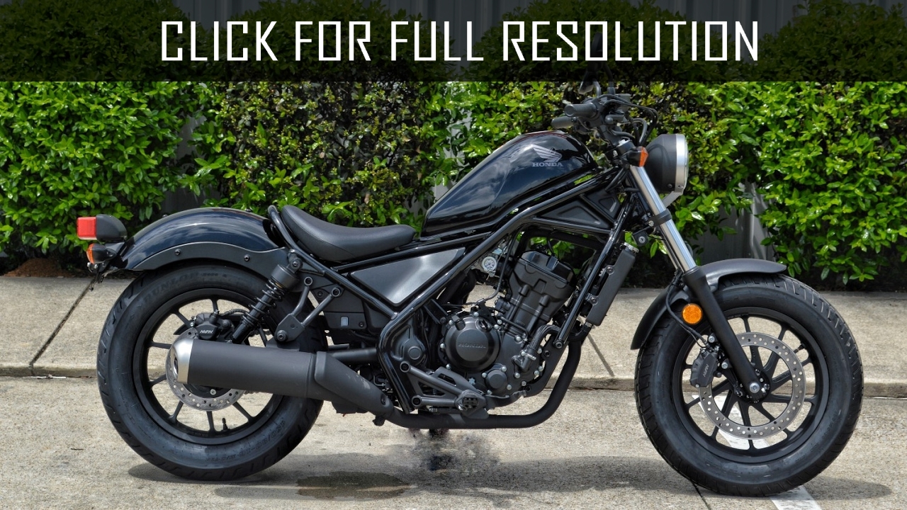 Honda Rebel 300 - amazing photo gallery, some information and