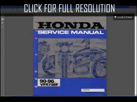 Honda Vfr 750 Manual
