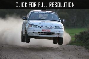 Hyundai Excel Rally Car