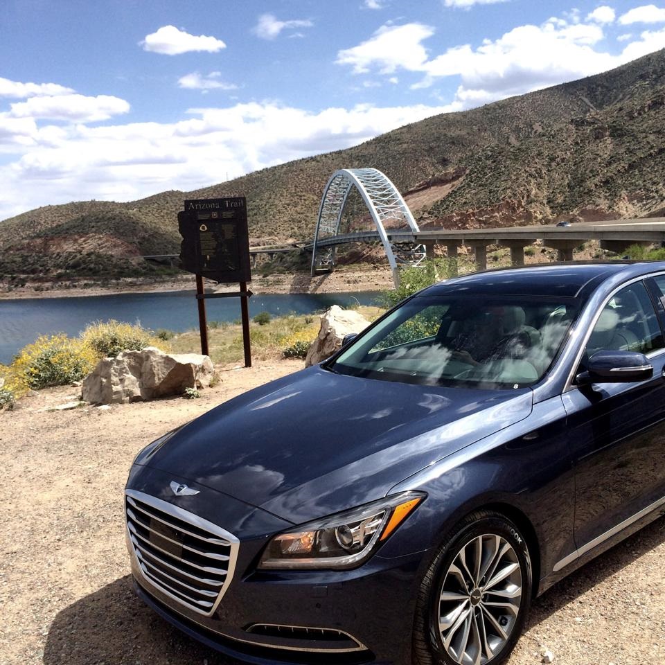 Hyundai Genesis Montecito Blue