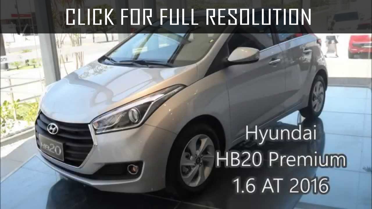Hyundai Hb20 Premium 1.6 Flex 16v Aut