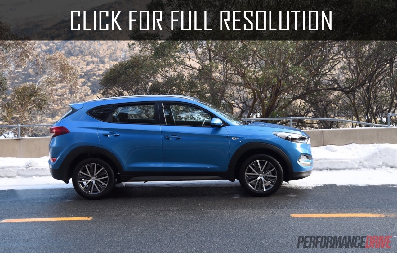 Hyundai Tucson Blue 2016
