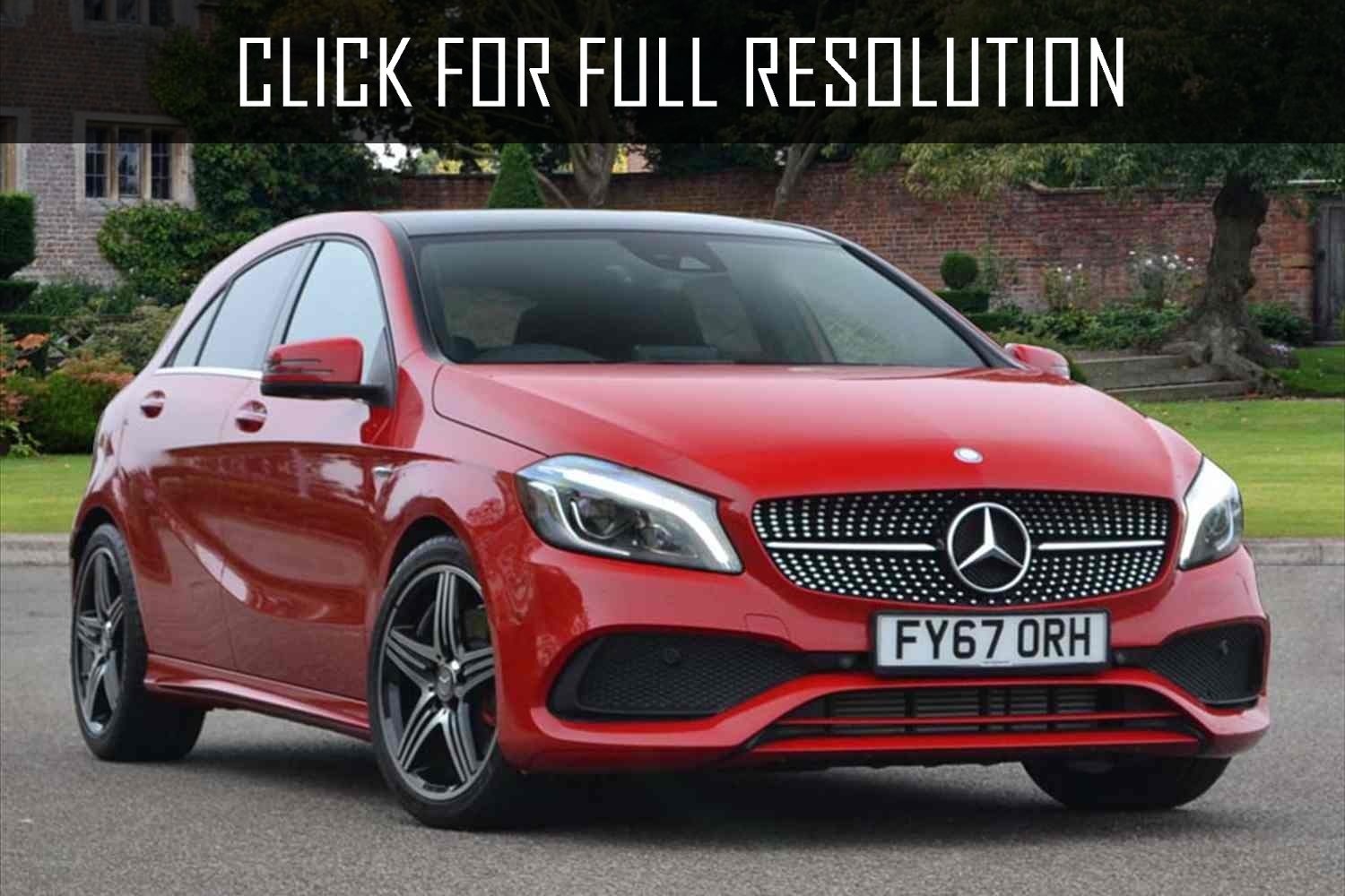 Mercedes Benz A200 Red