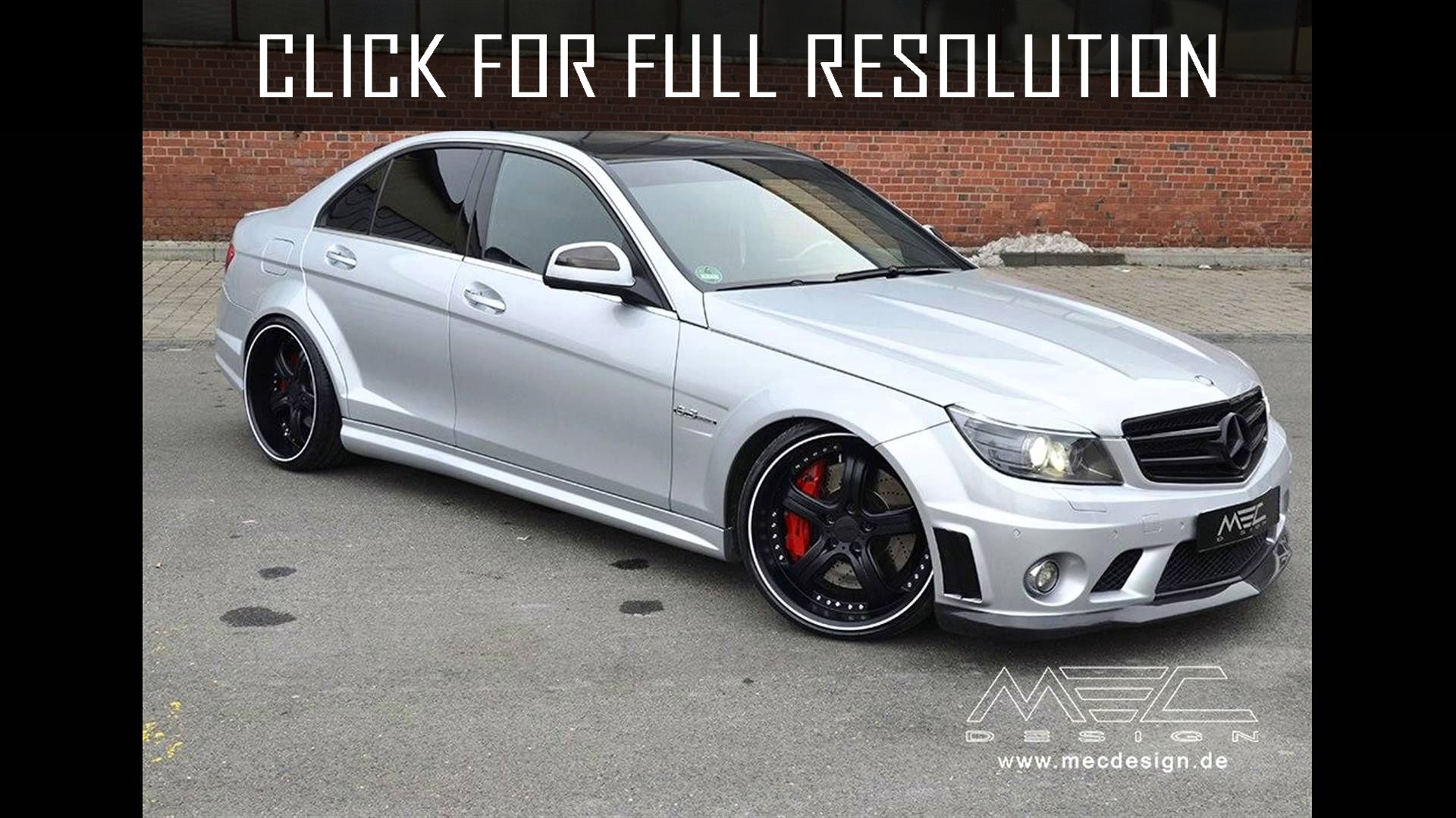 Mercedes Benz C63 Amg Tuning