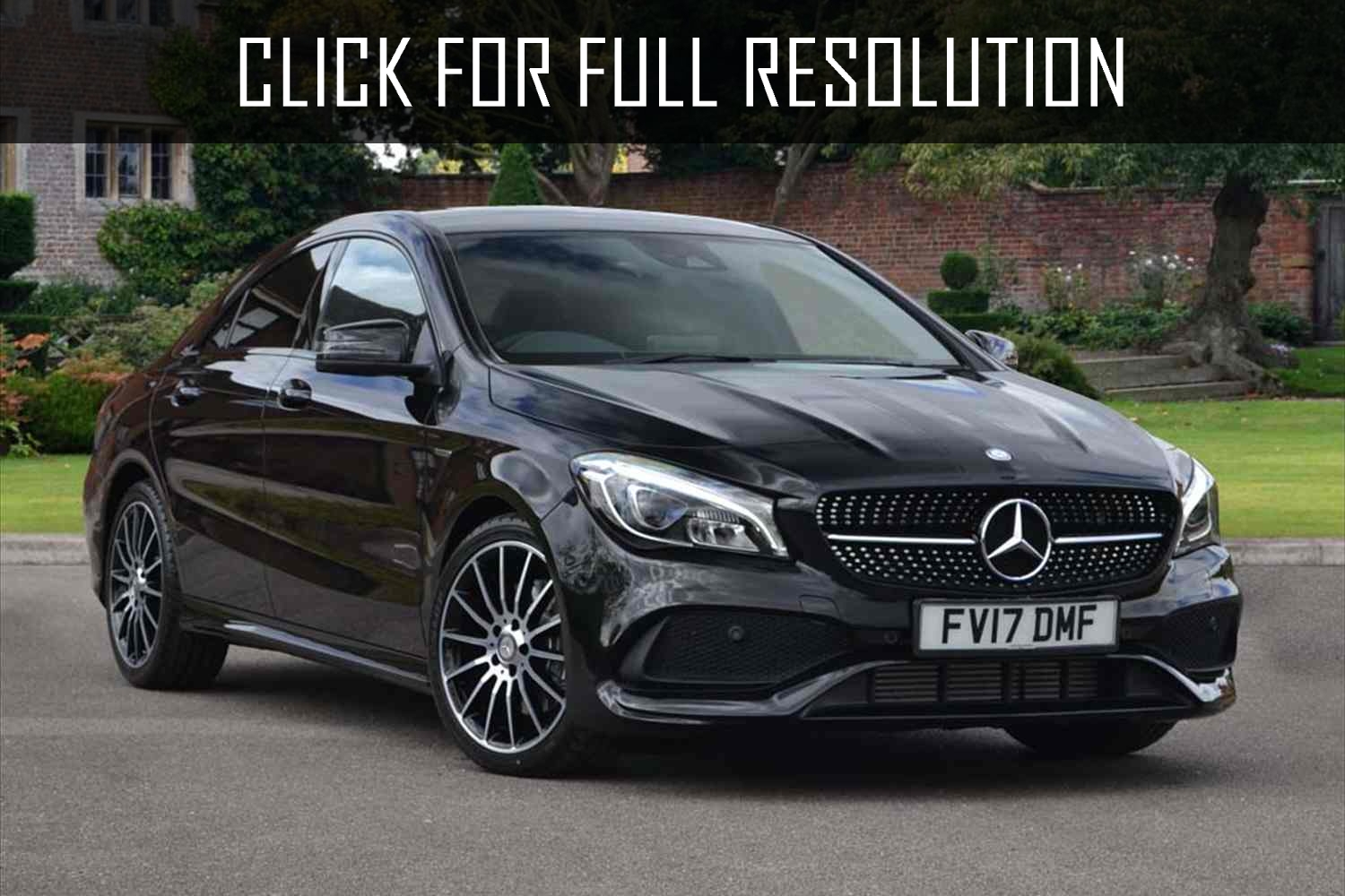 Mercedes Benz Cla Black amazing photo gallery, some information and