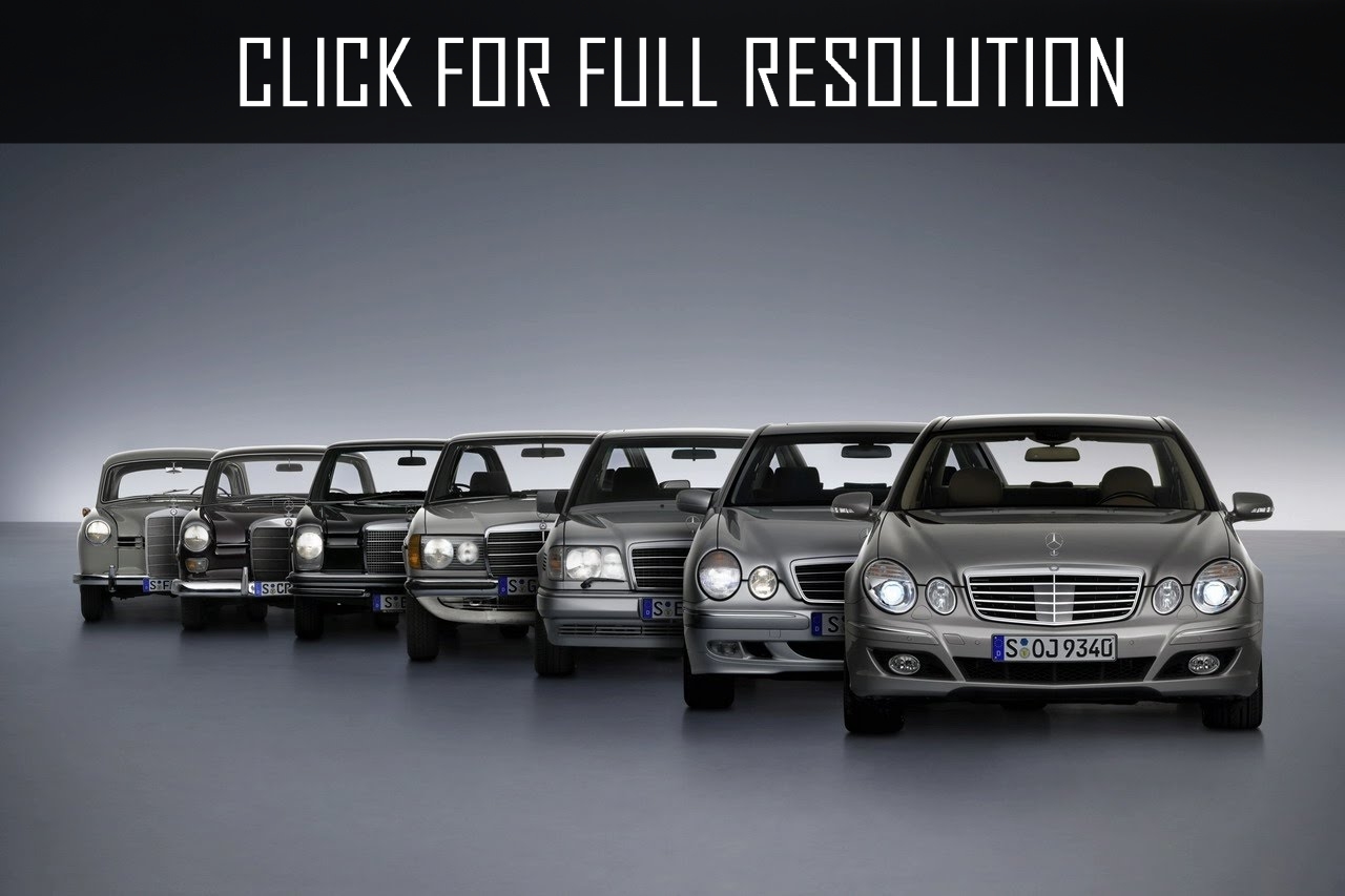Mercedes Benz E Class Evolution