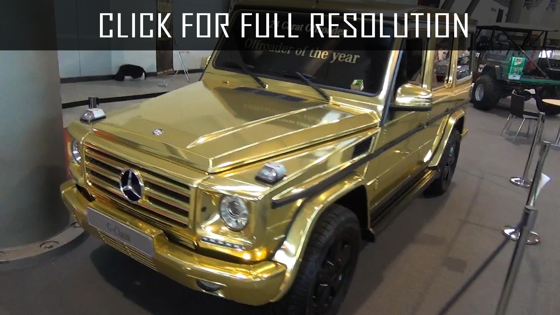 Mercedes Benz G Class Gold