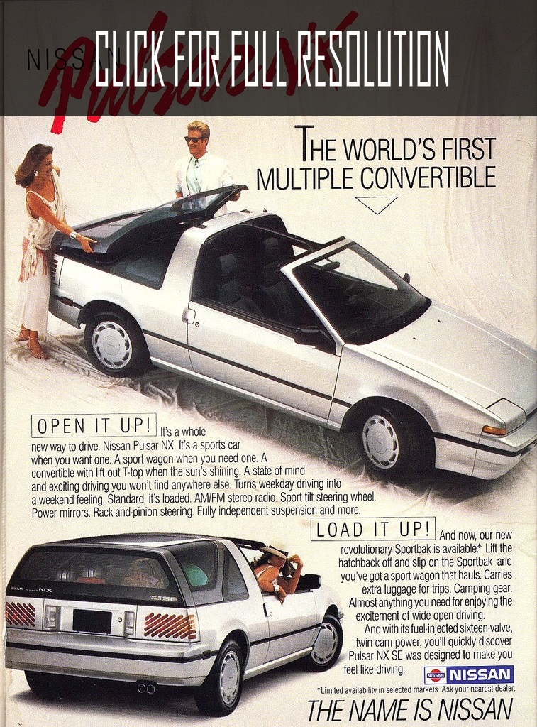 Nissan Pulsar Nx 1987